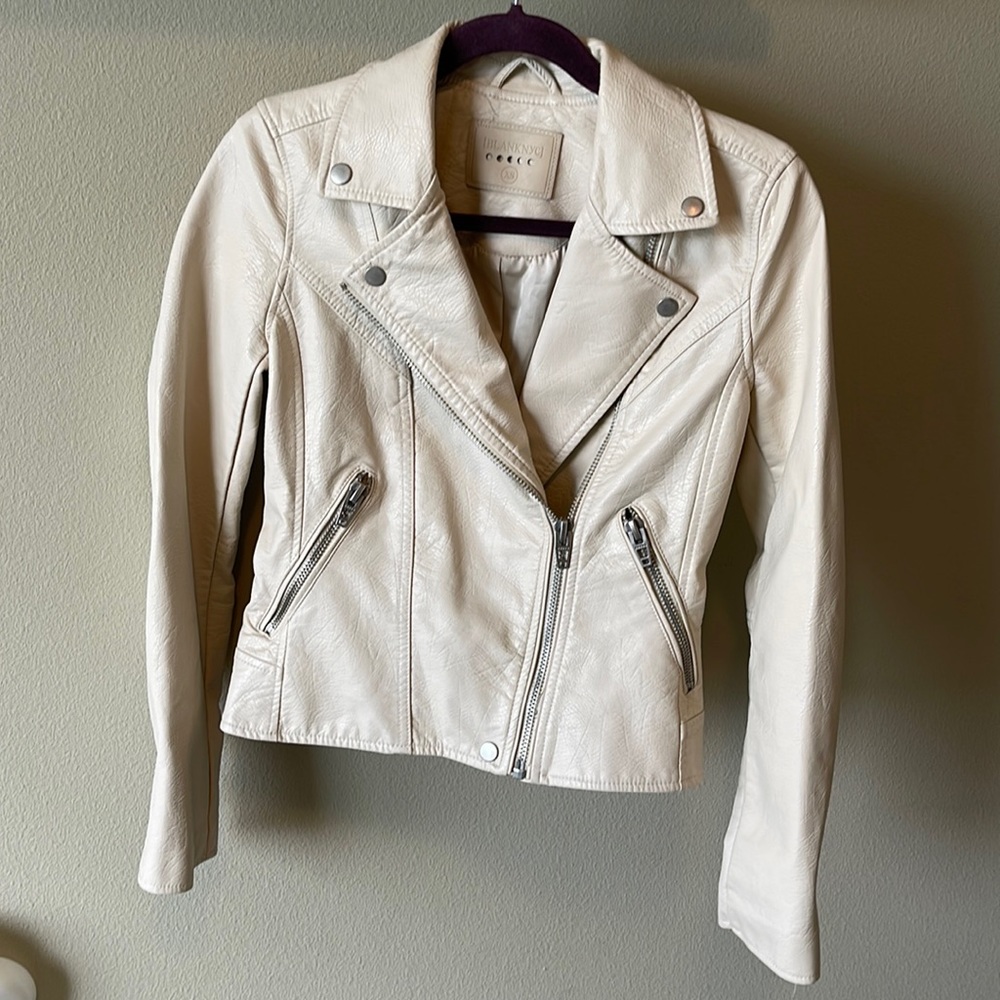 Blank nyc leather moto jacket